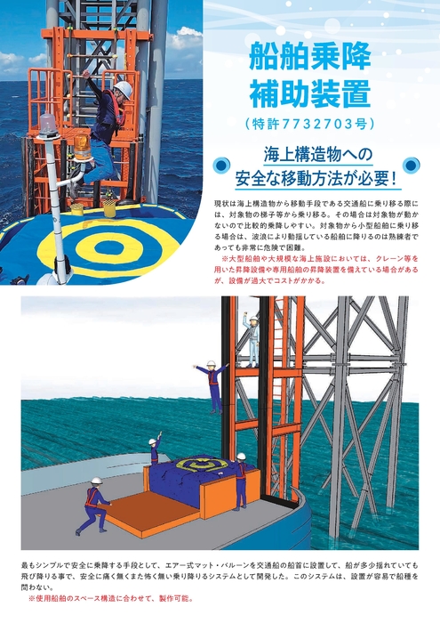 船舶乗降補助装置パンフ
